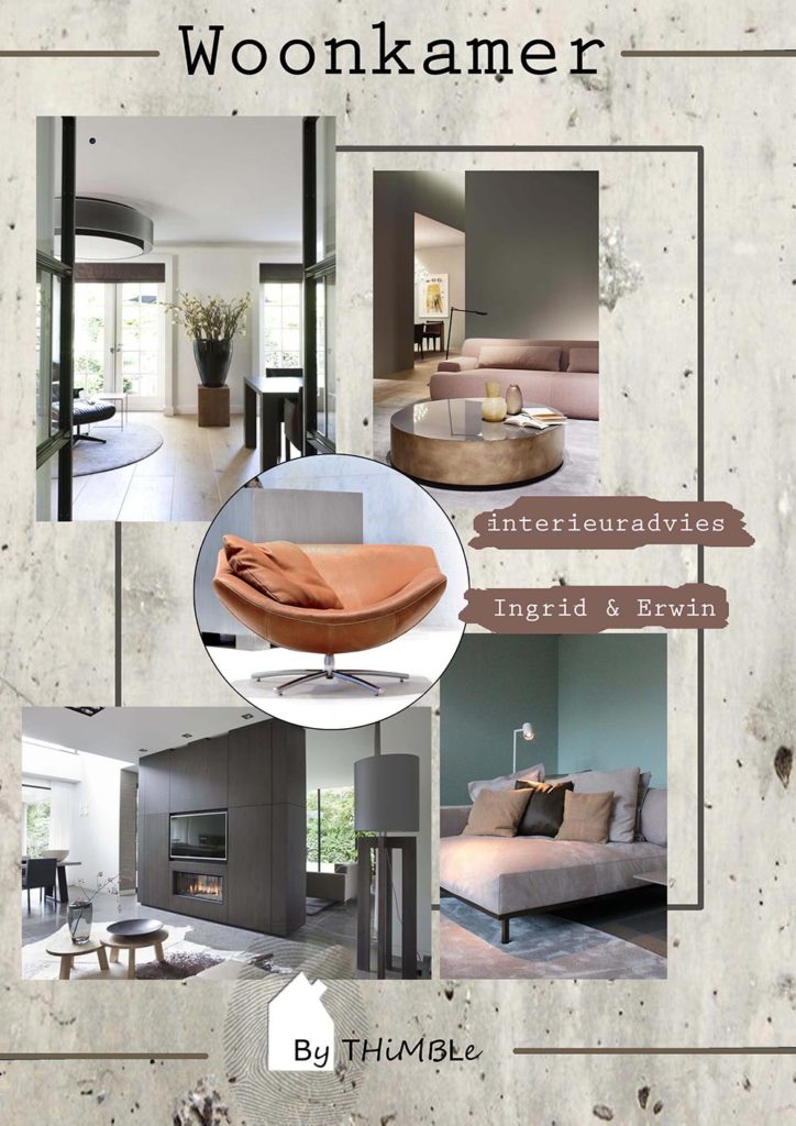 By Thimble Project Hoevelaken moodboard Woonkamer